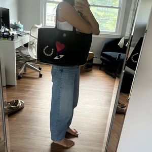 Tory Burch “lucky charm” tote